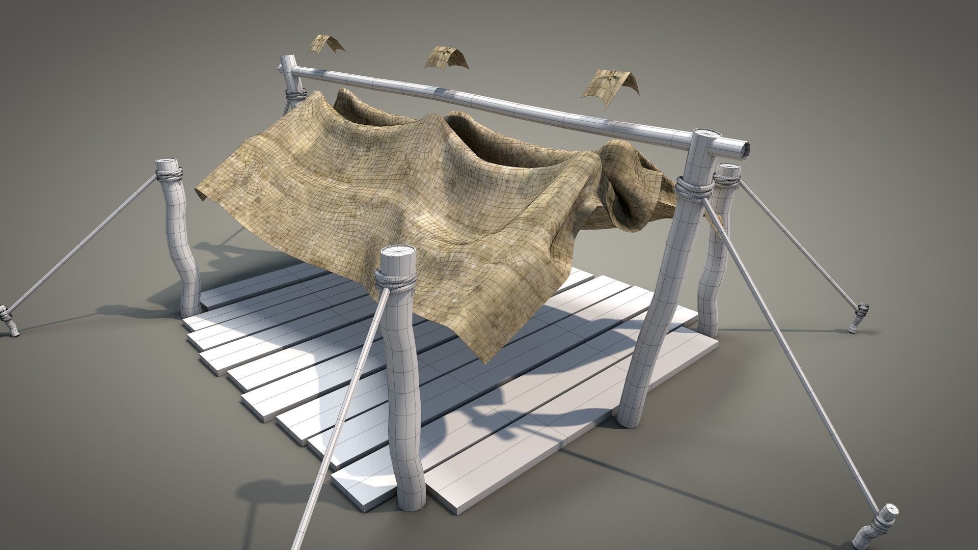Survival Tent v5 3D model_18