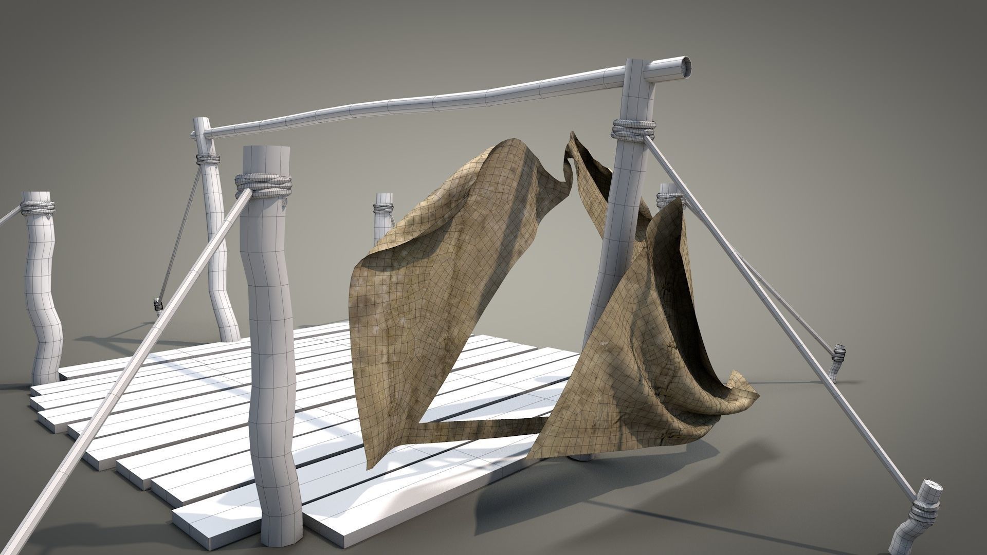 Survival Tent v5 3D model_19