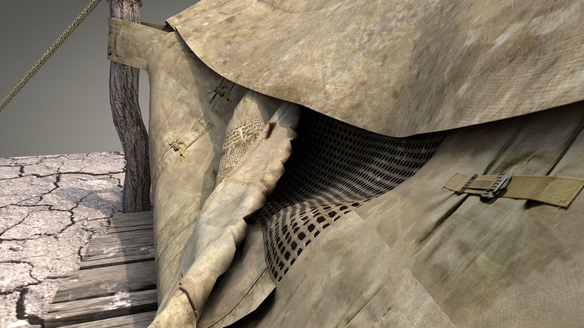 Survival Tent v5 3D model_12