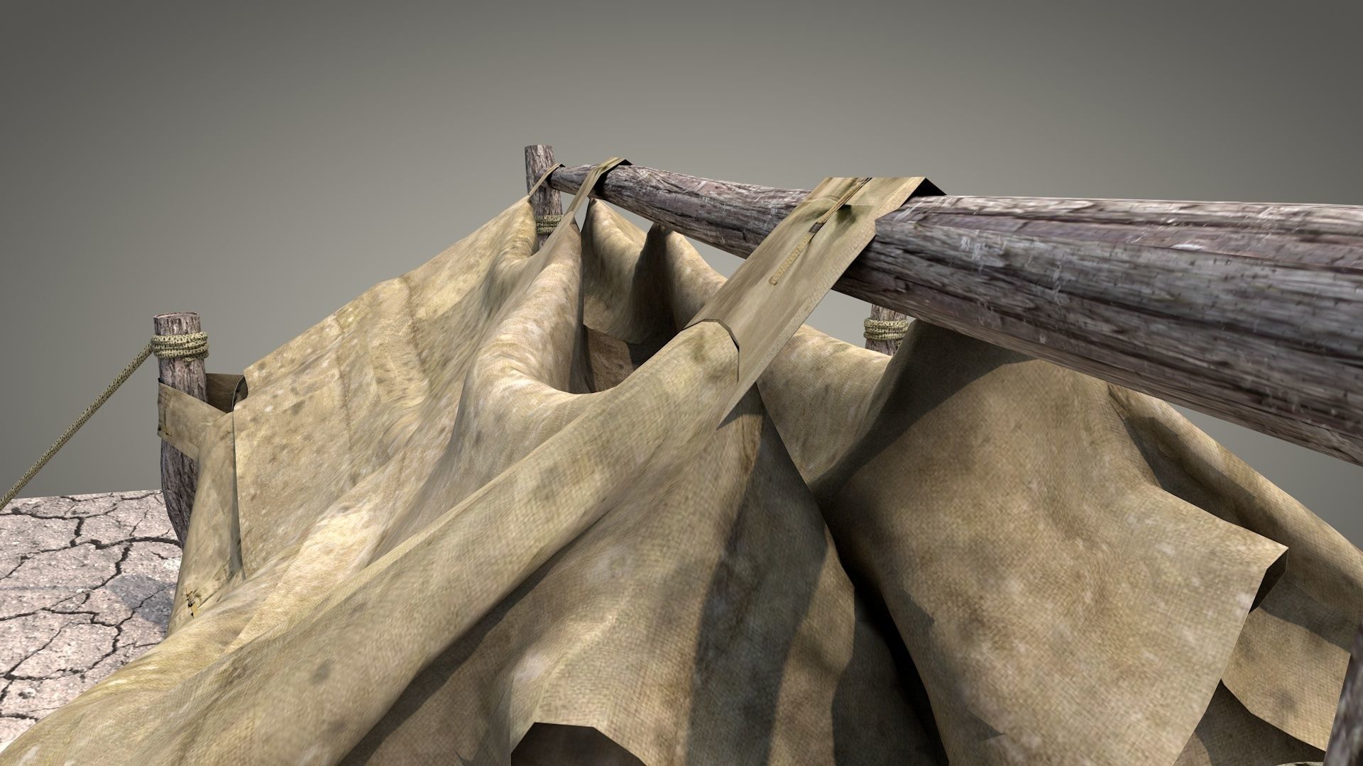 Survival Tent v5 3D model_14