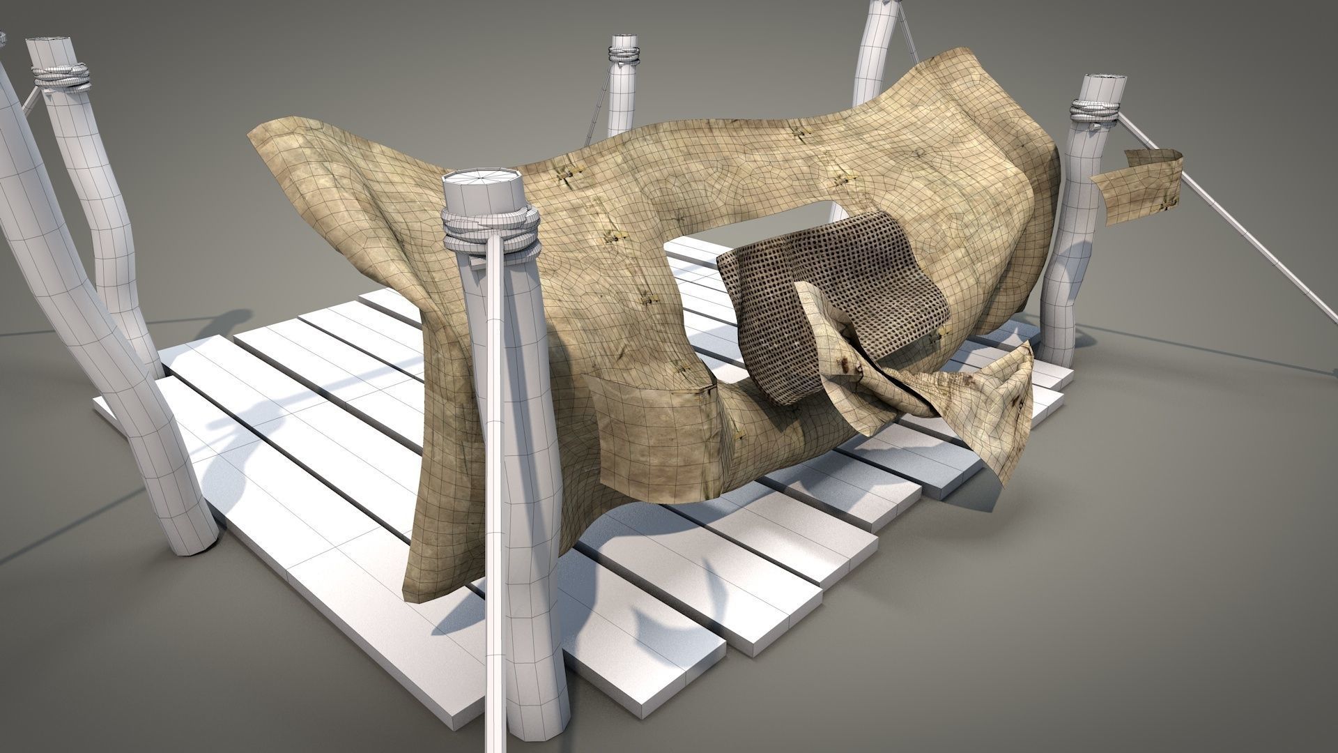 Survival Tent v5 3D model_23