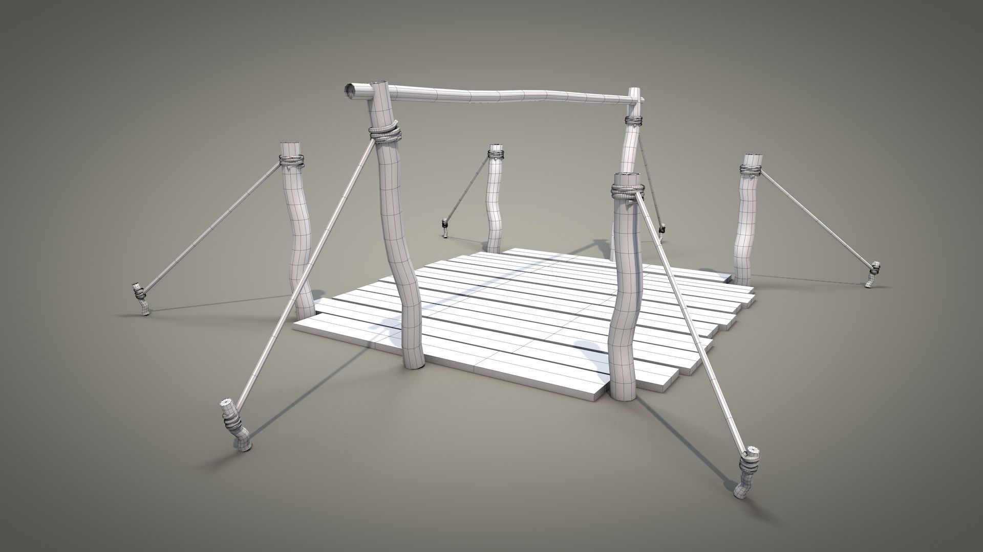 Survival Tent v5 3D model_16