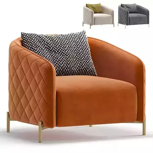 Armchair RIVAS by Cazarina Interiors 3 Colors Version