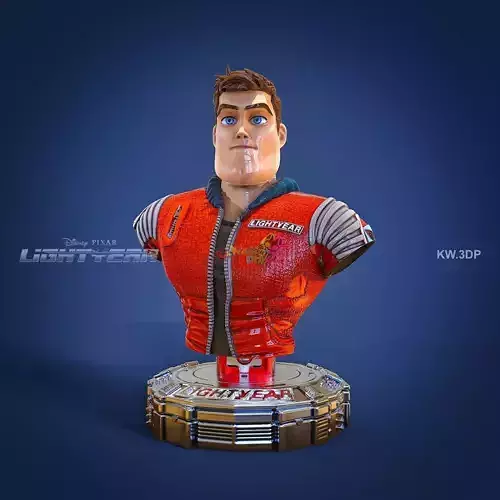 Lightyear bust of character from movie back to future 3D print model