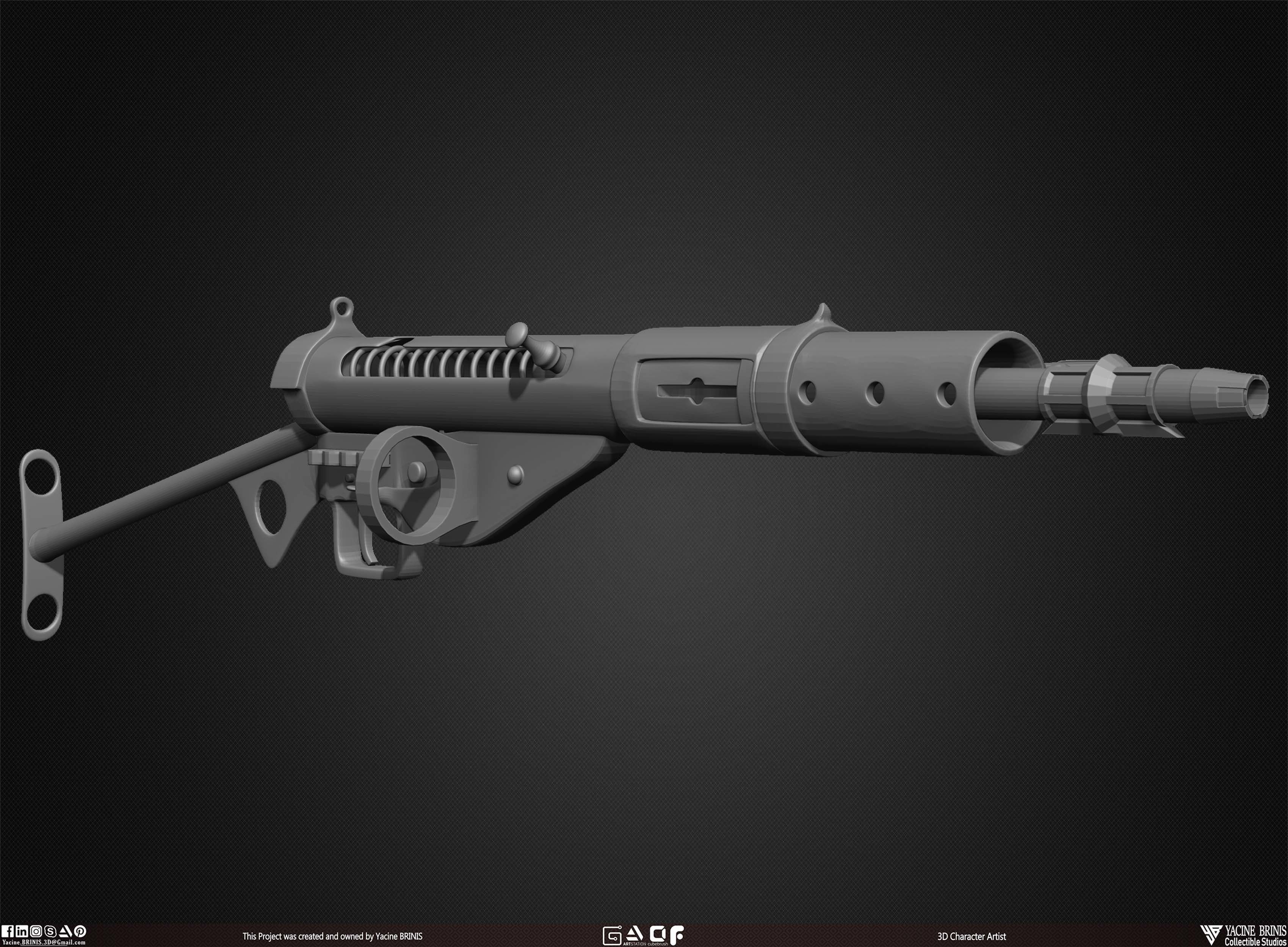 3D model 25 Guns Kitbash Vol 02 VR / AR / low-poly | CGTrader