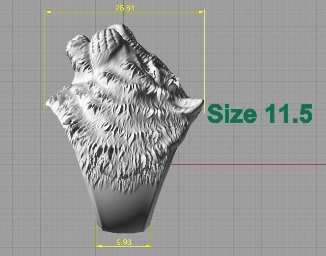 Tiger Rings 3D print model_10