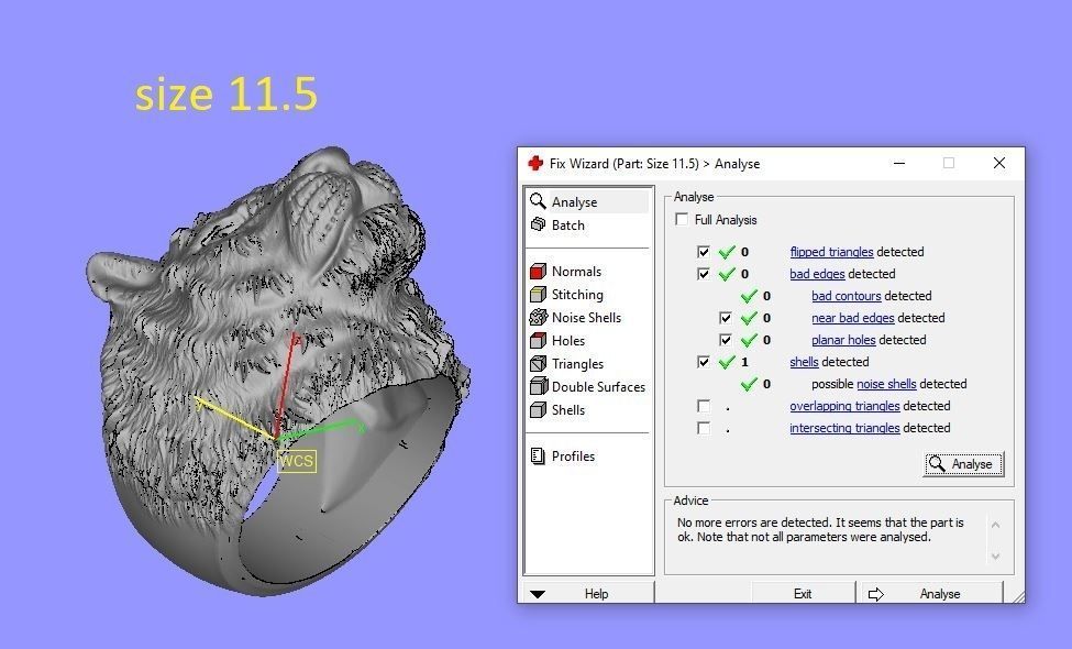 Tiger Rings 3D print model_13