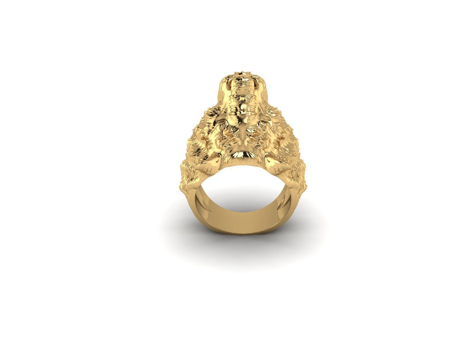 Tiger Rings 3D print model_3