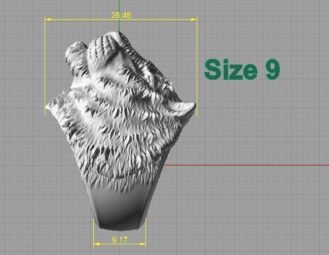 Tiger Rings 3D print model_6