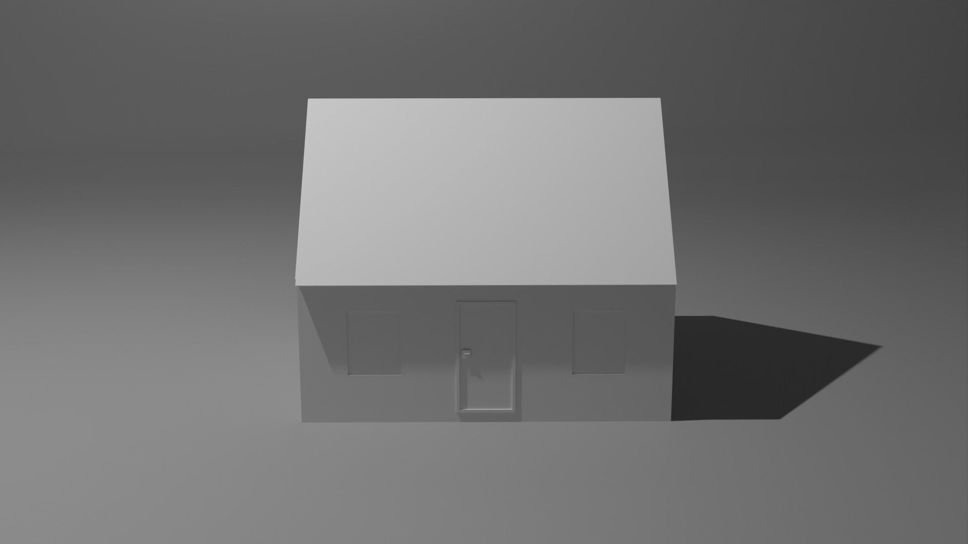 Shack wooden house Free low-poly 3D model_5