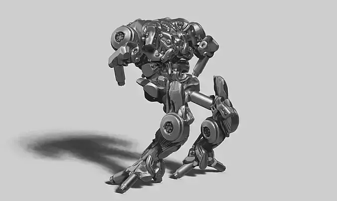 robot battle a14 3d print model