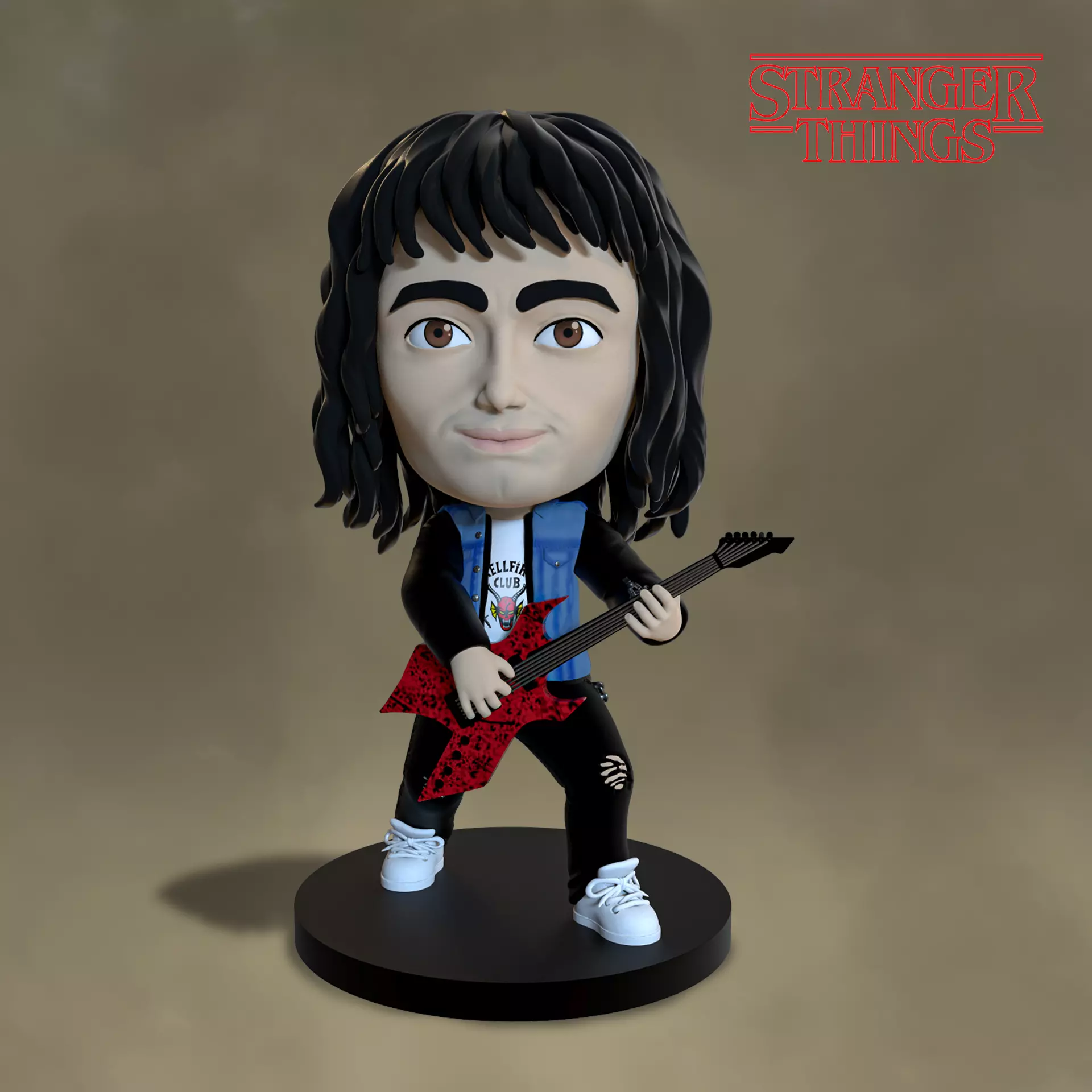 Eddie Munson - Stranger Things 3D print model_0