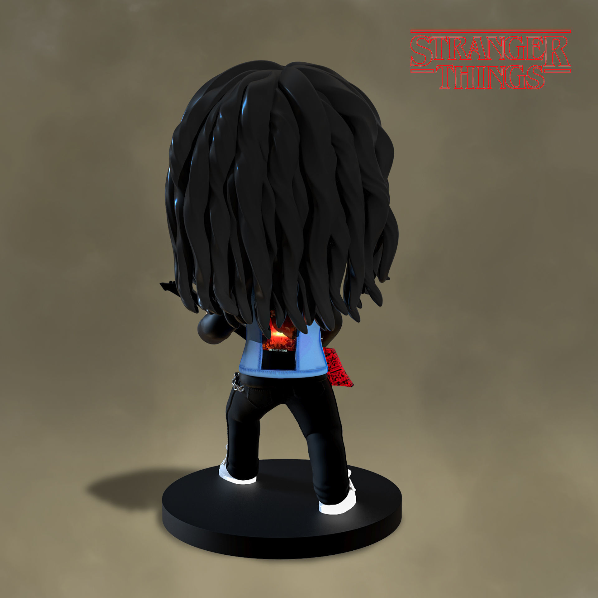 Eddie Munson - Stranger Things 3D print model_1