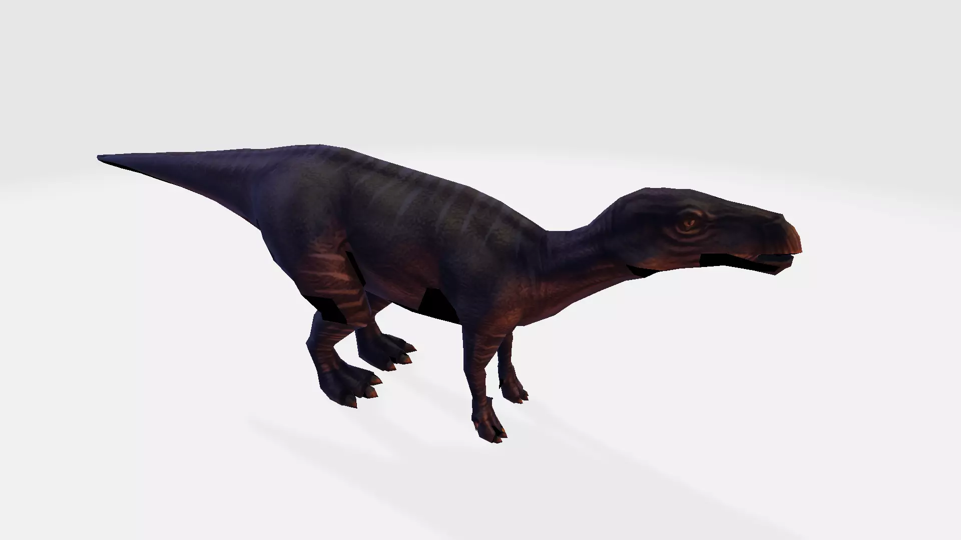 iguan dinosaur 3D model_0