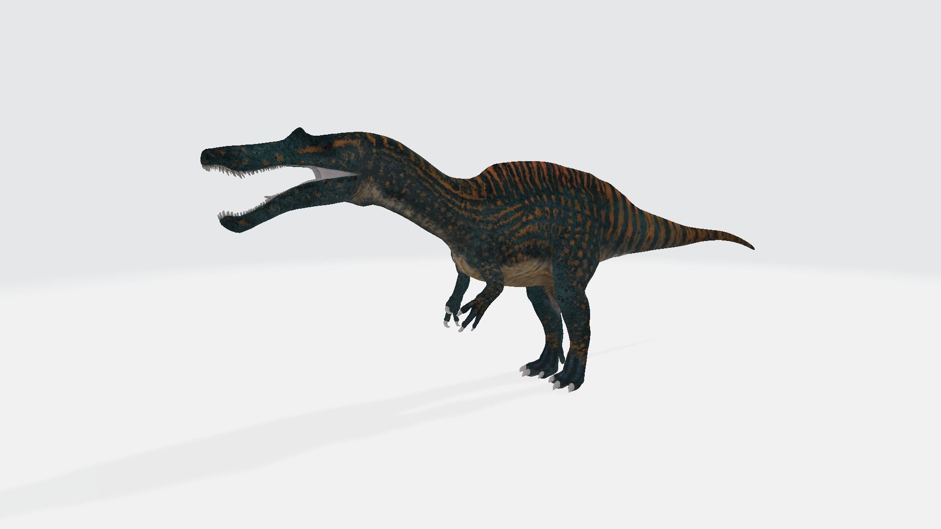 Irritator dinosaur 3D model_1