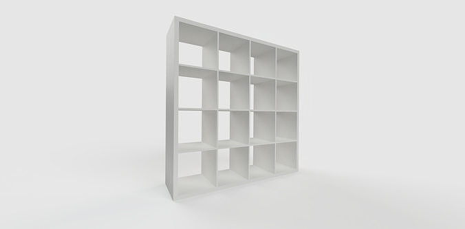 IKEA KALLAX Shelf Unit 4x4 White 3D model