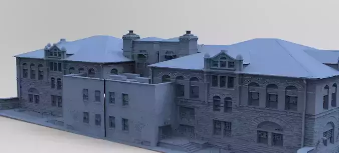 Victorian Steampunk City Street 3 3D model
