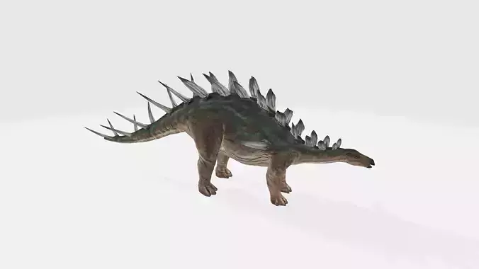 Kentrosaurus dinosaur with spikes