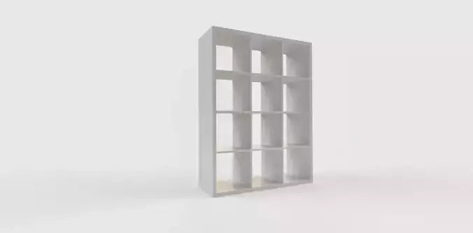 IKEA KALLAX Shelf Unit 3x4 White 3D model