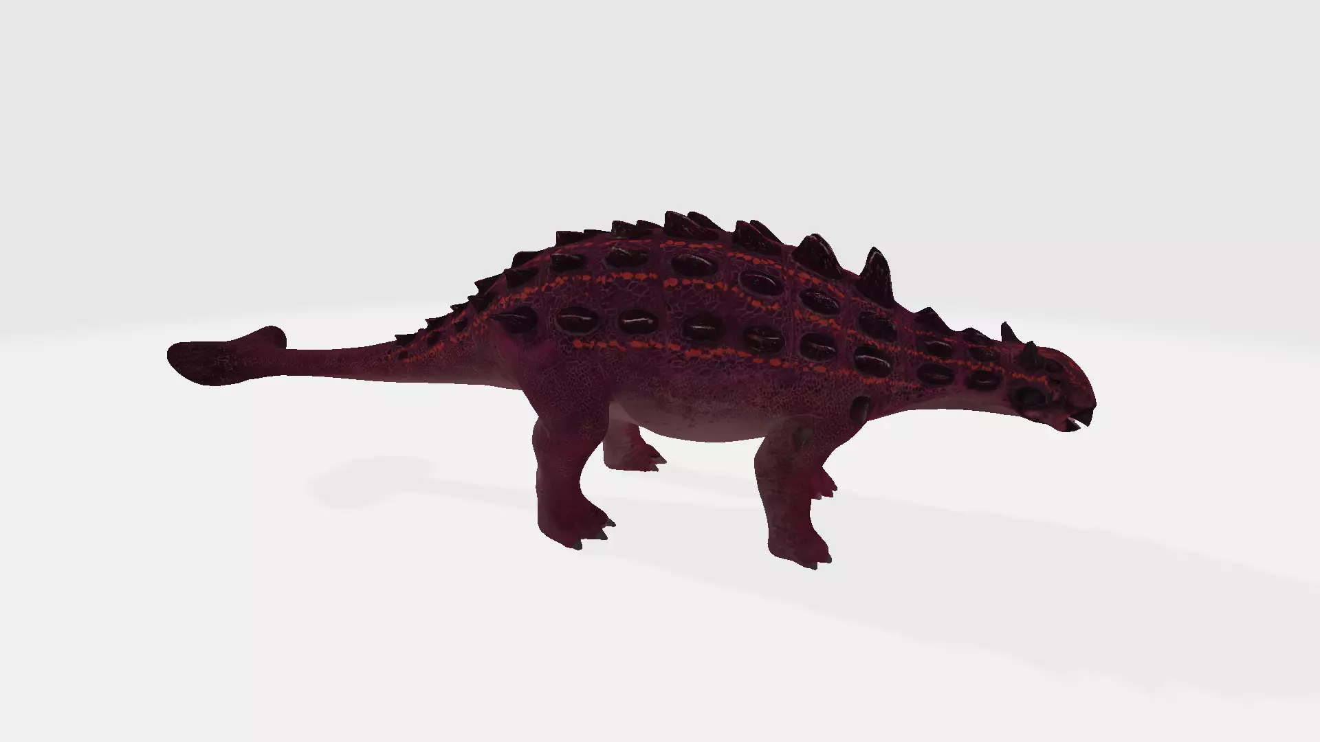 Minotaurasaurus dinosaur 3D model_0