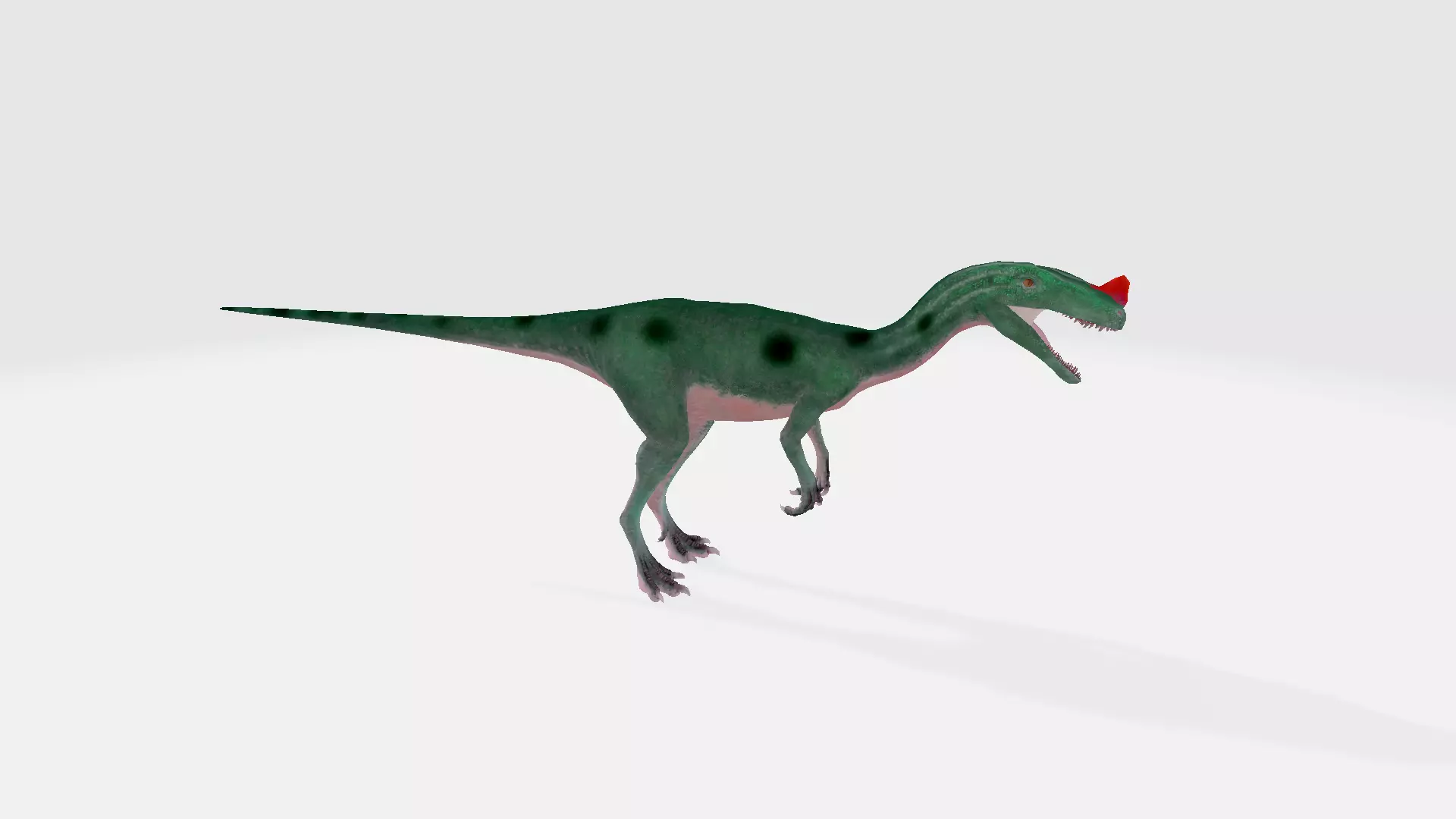 Ornitholestes dinosaur 3D model_0