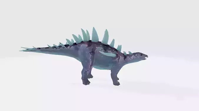 Paranthodon dinosaur with spikes