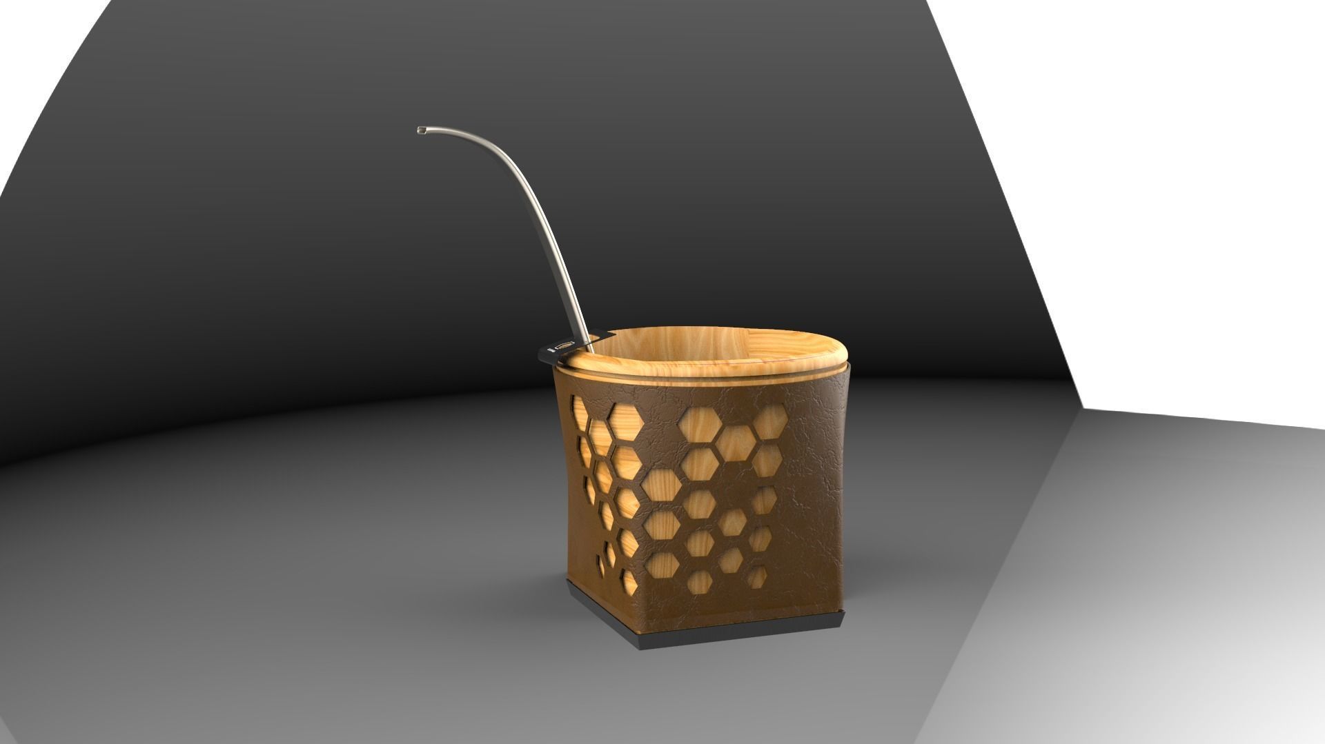 Mate Hex 3D model_9