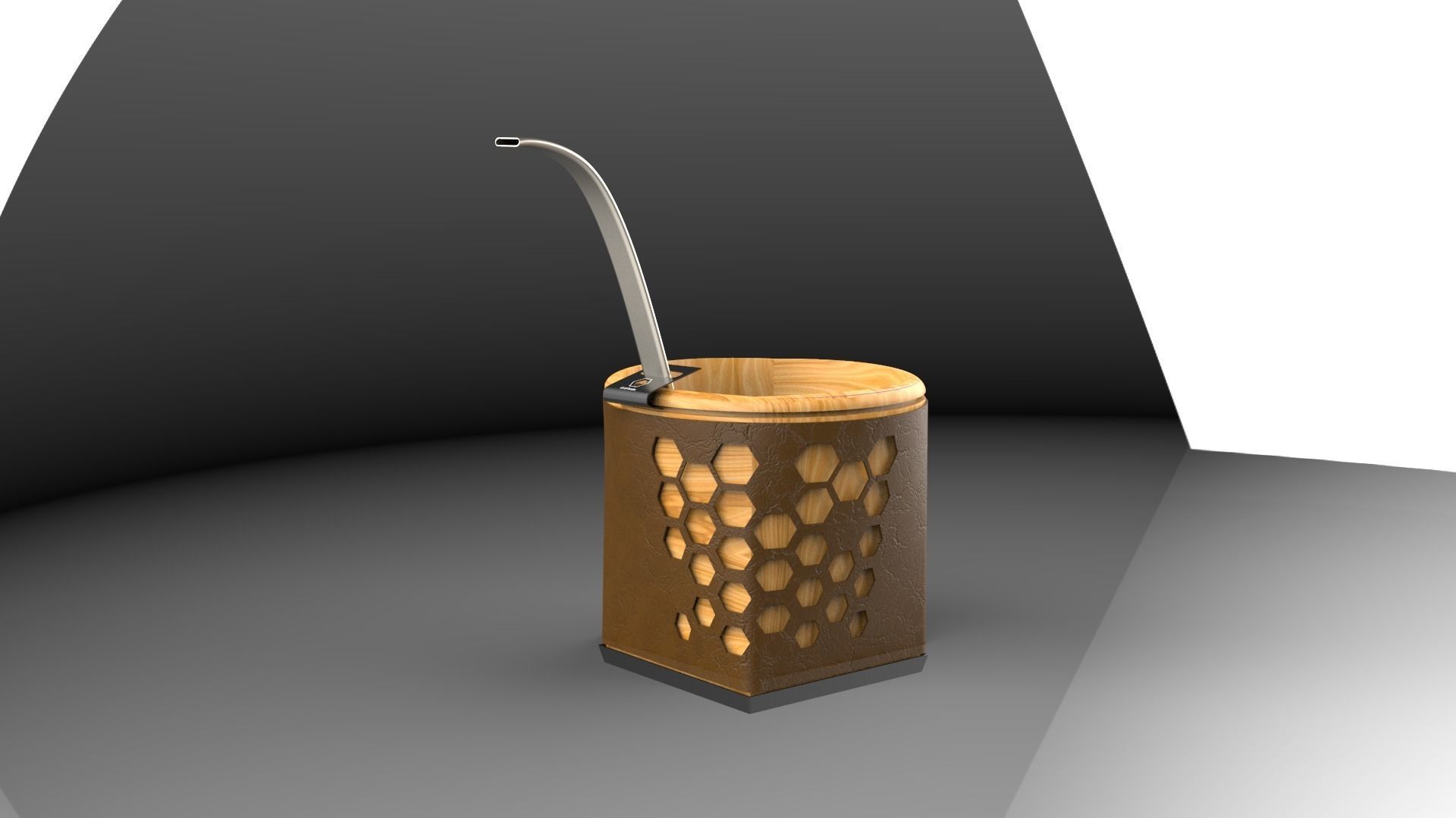 Mate Hex 3D model_8