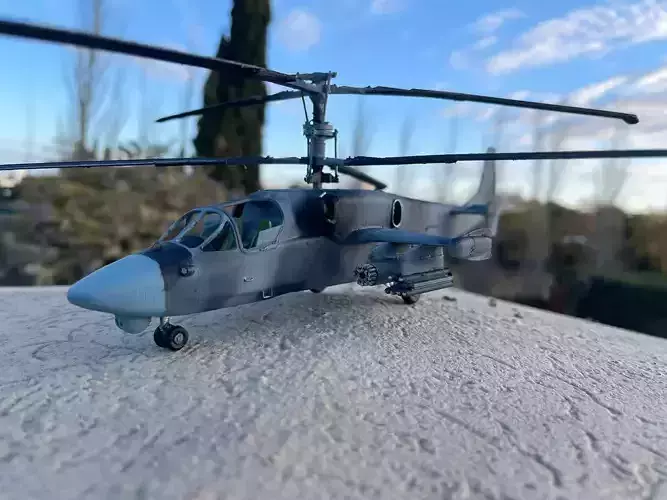 KAMOV 52 ALLIGATOR - SCALE MODEL 1-48   - ASSEMBLY KIT