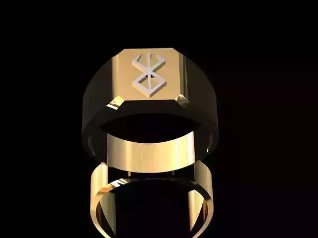 Berserk ring with sacrifice brand on it