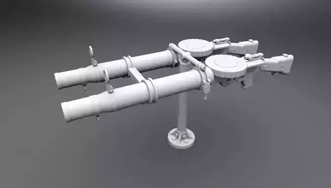 Lewis LMG scale model   3D print model