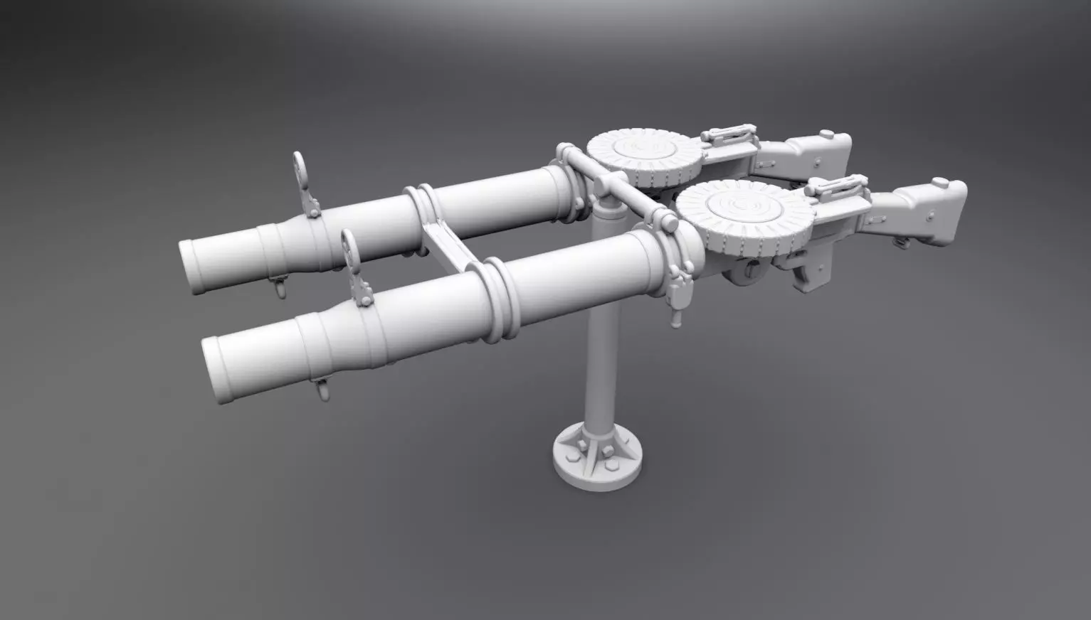 Lewis LMG scale model 3D print model