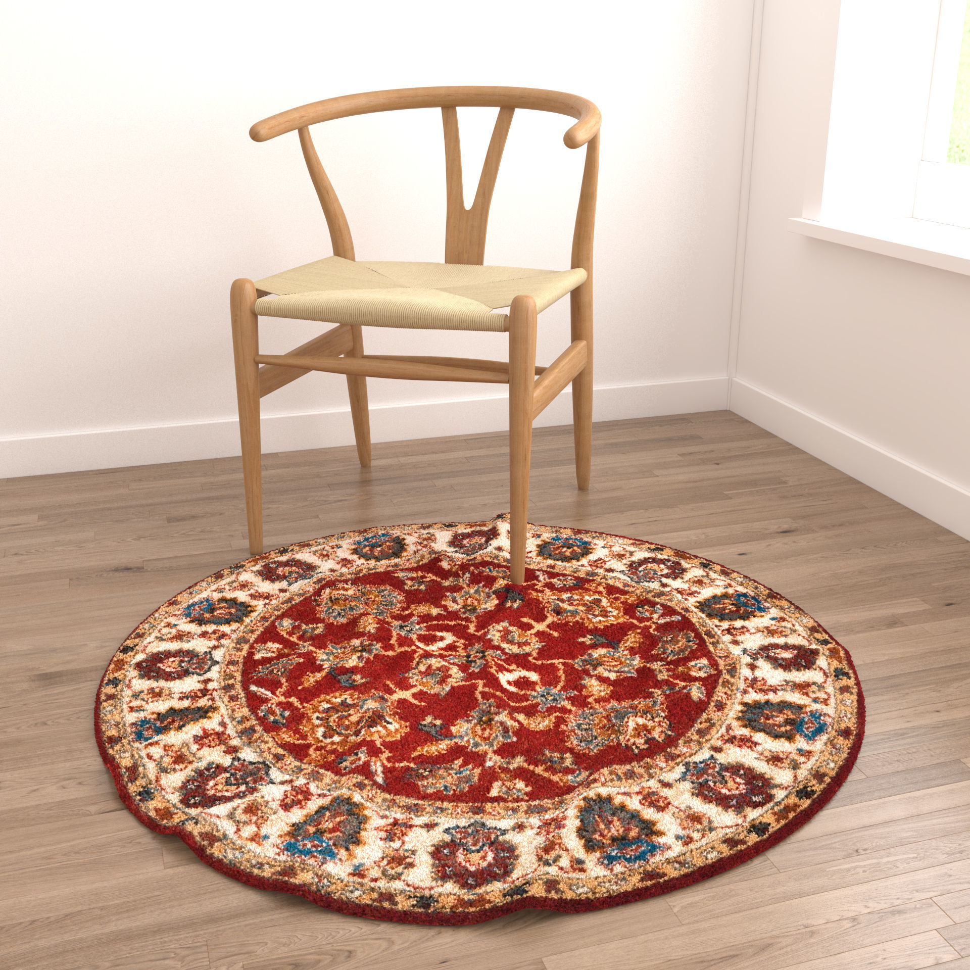 Rugs No 693 Low-poly 3D model_3