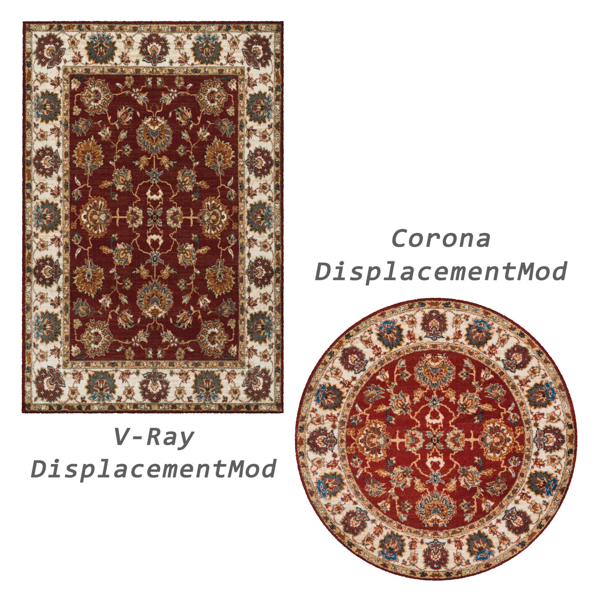 Rugs No 693 Low-poly 3D model_2