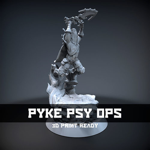 STL Pyke Psy ops 3d Model to print 3D print model