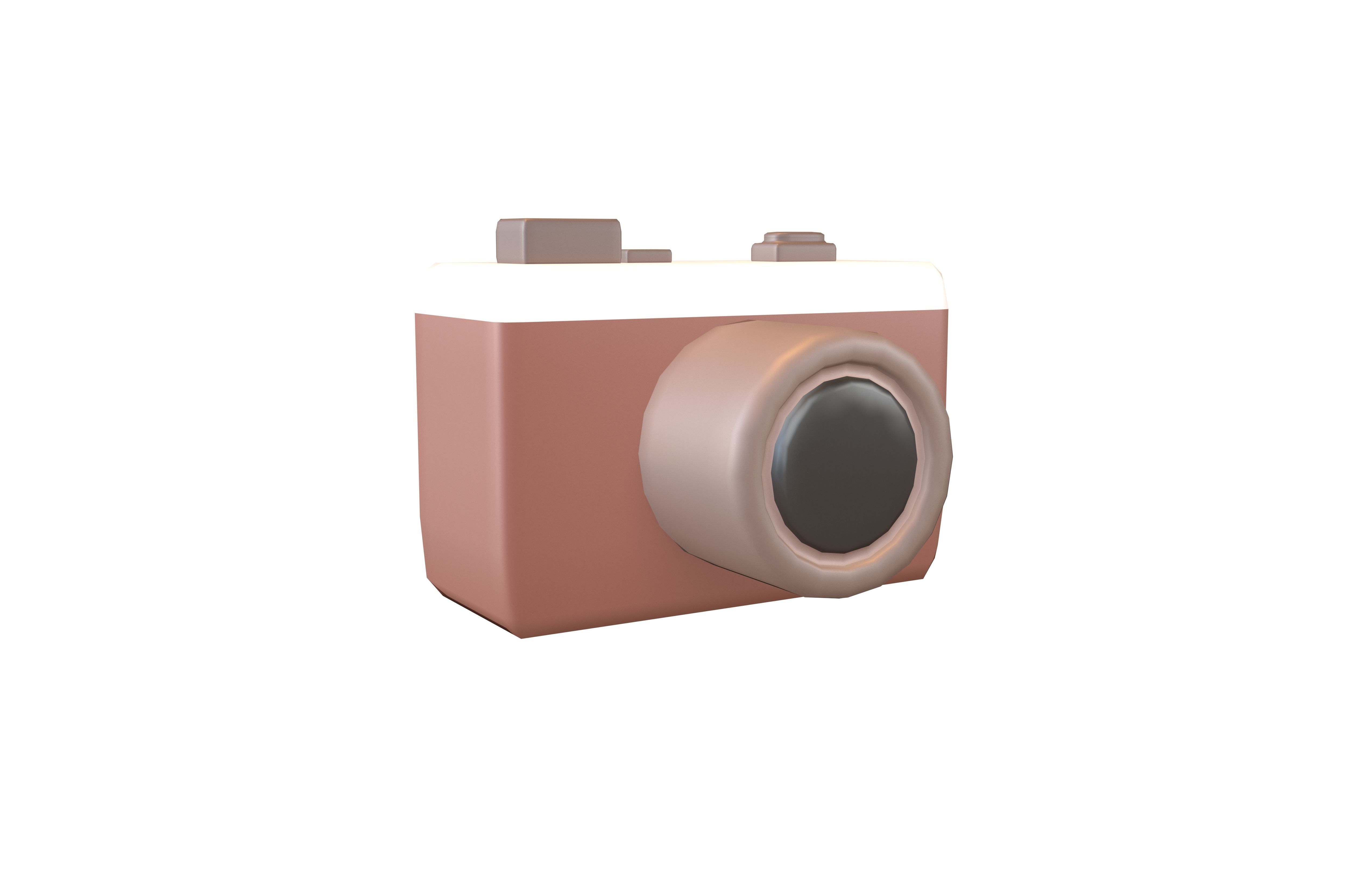 Camera Icon v1 002 Low-poly 3D model_1