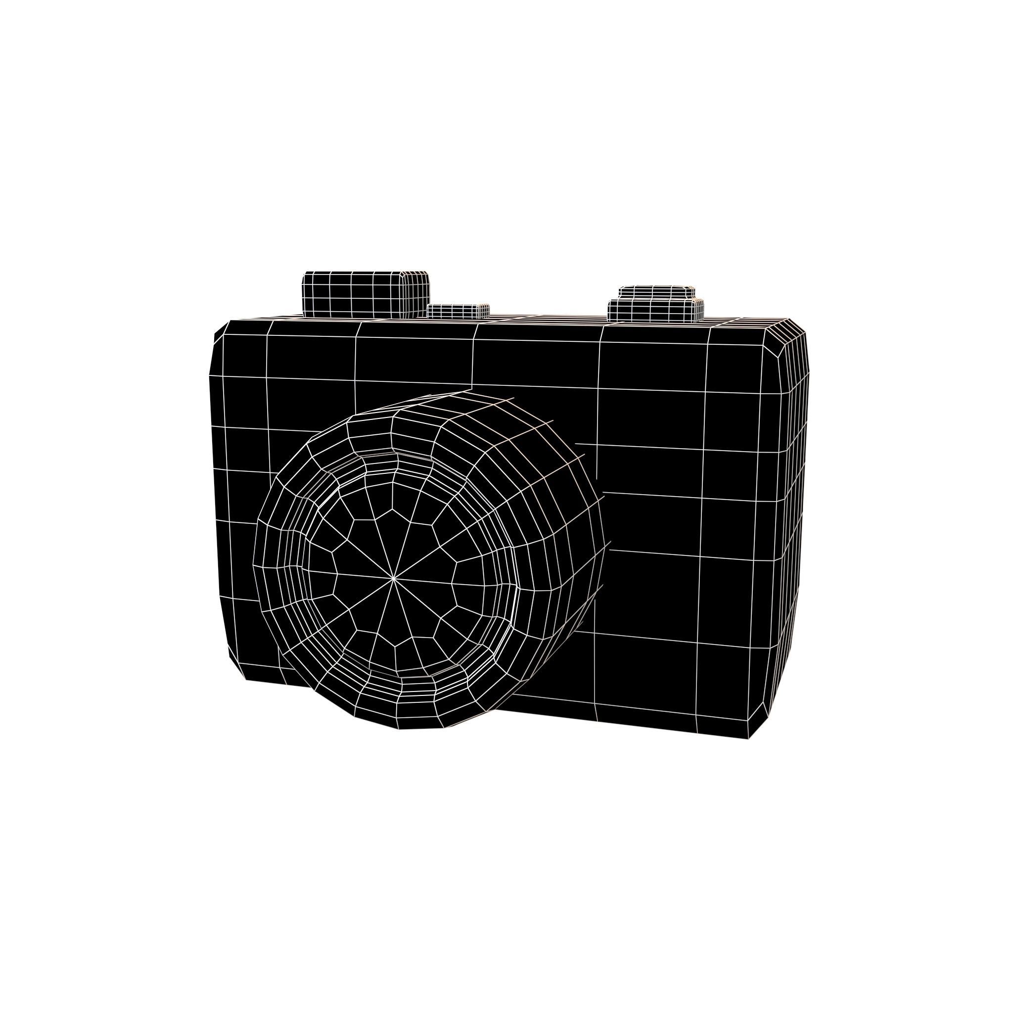 Camera Icon v1 002 Low-poly 3D model_7