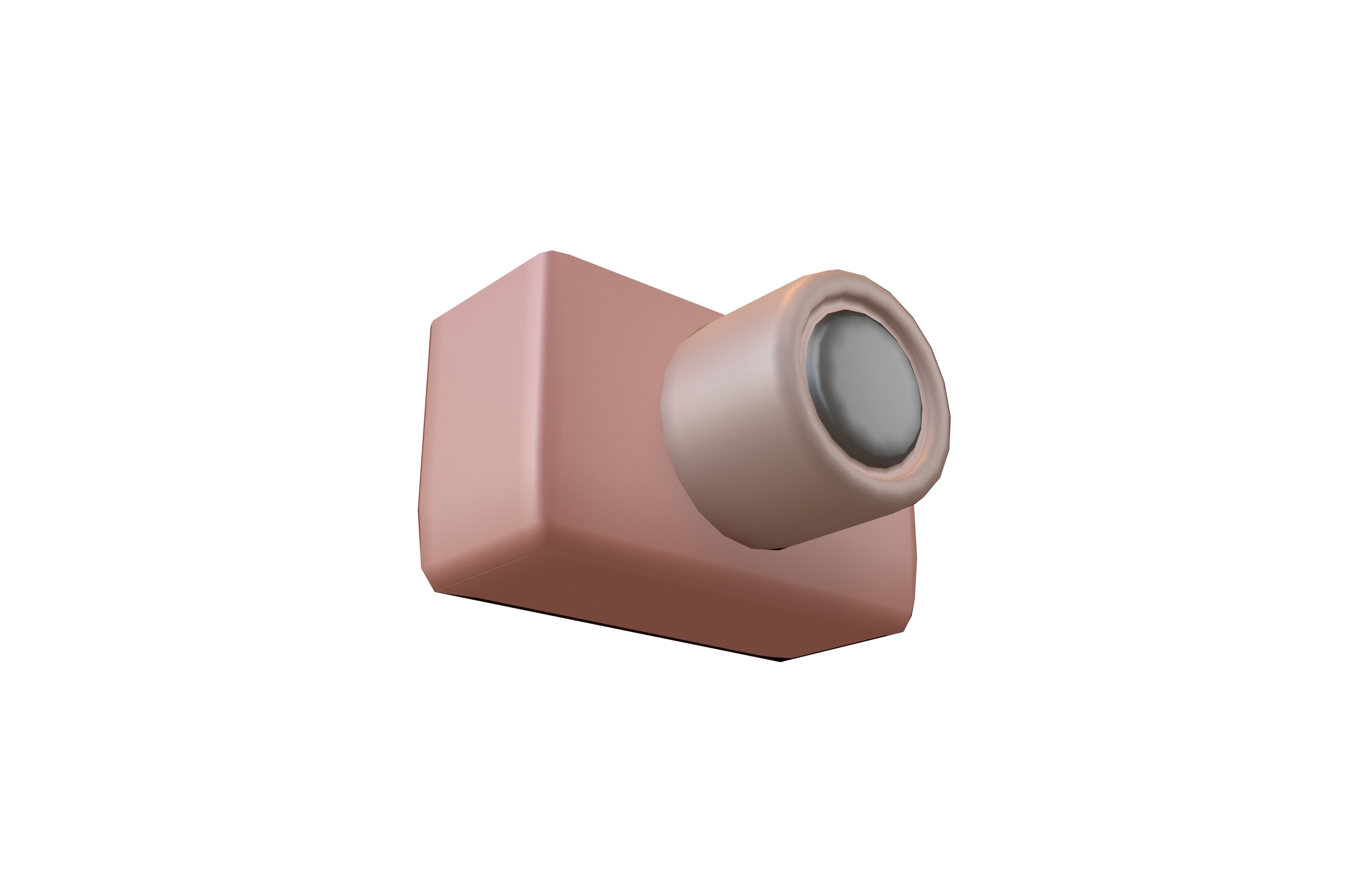 Camera Icon v1 002 Low-poly 3D model_3