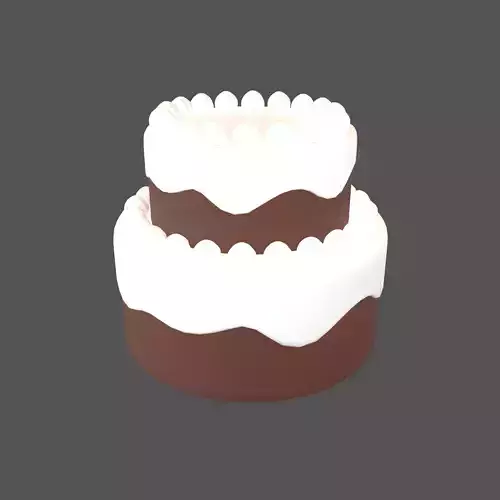 Cake v2 001 3D model