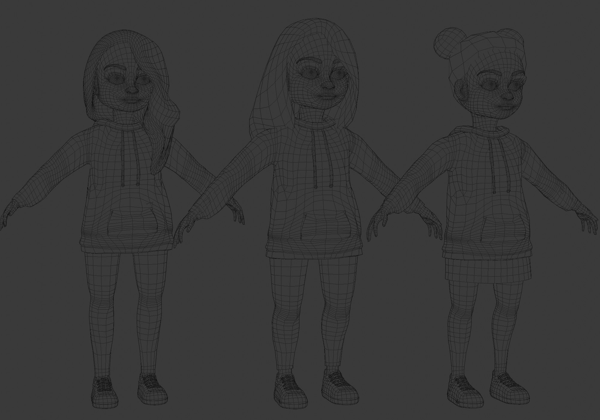 cartoon characters collection 3D model_27