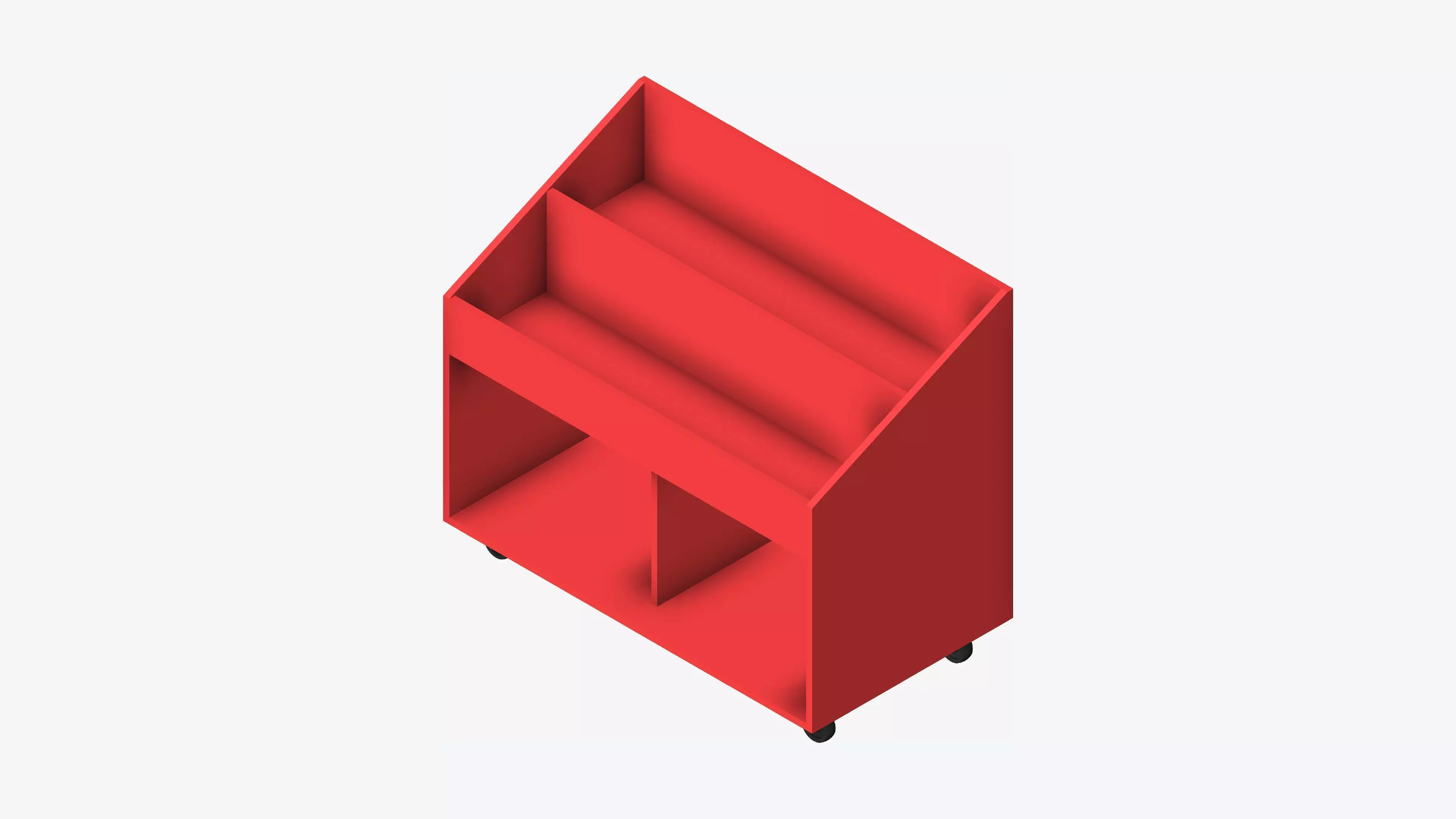 Book Box - Library - Integral - Big Picture Book Low-poly 3D model_0