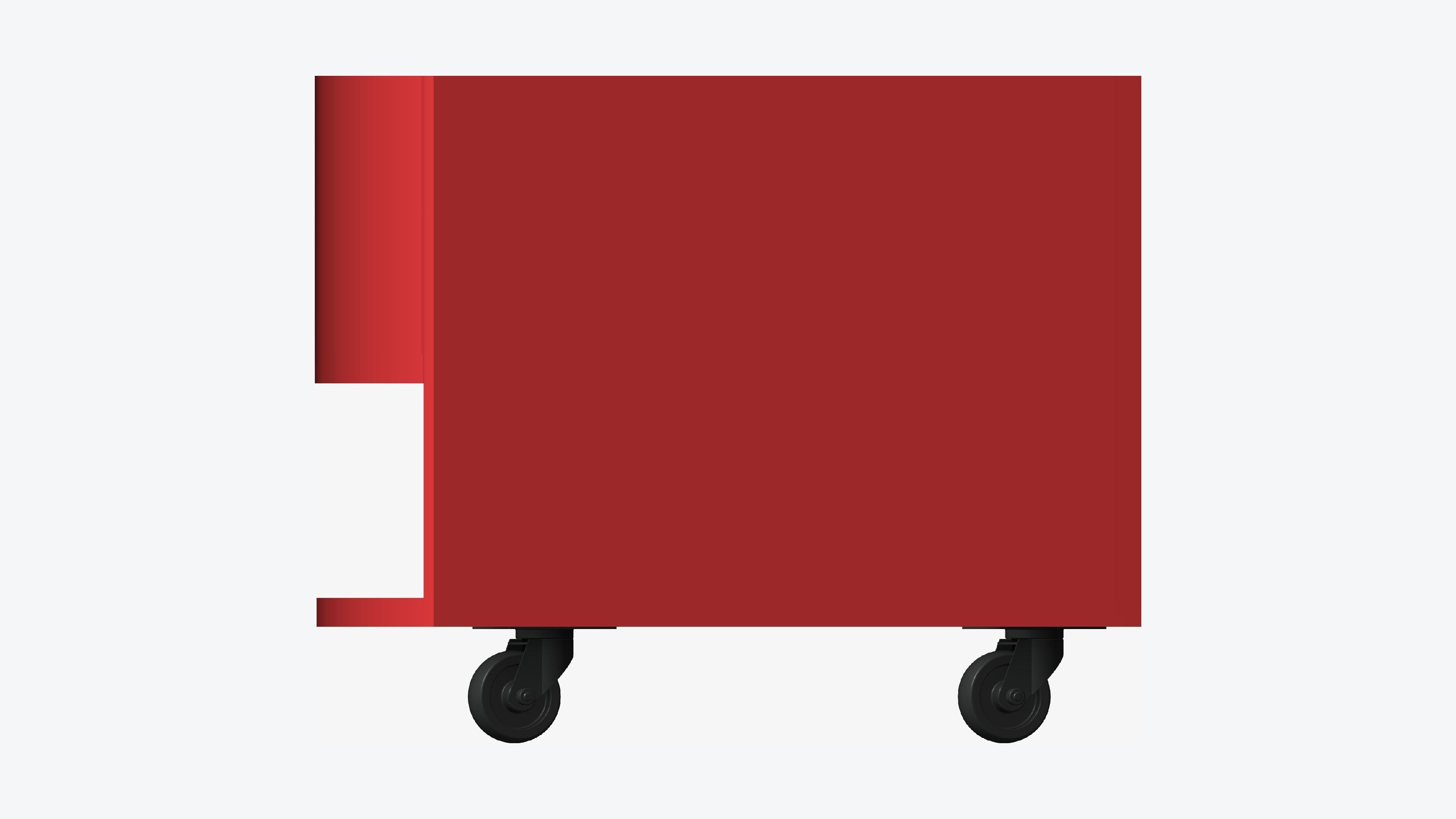 Book Box - Library - Integral - Curve Low-poly 3D model_5