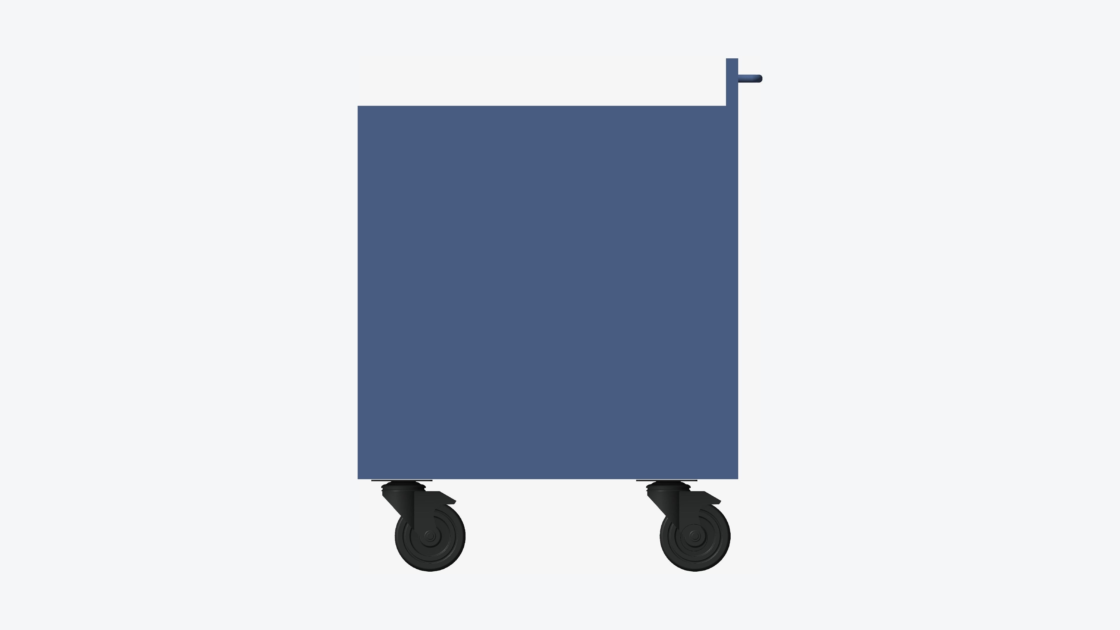 Book Return Box - Library - Integral Low-poly 3D model_5