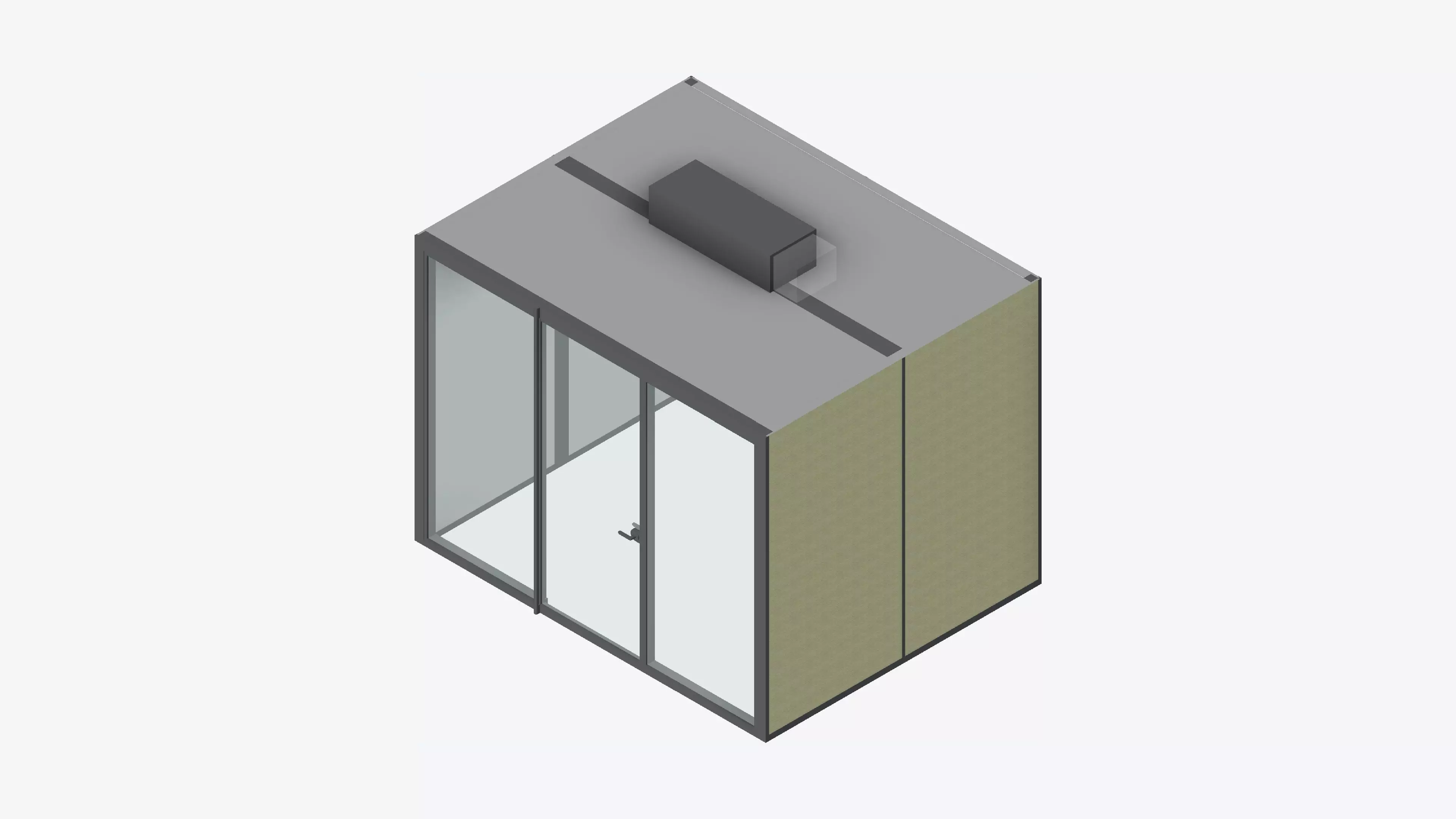 Booth - Meeting - Officetec - Pod - Large Low-poly 3D model_0