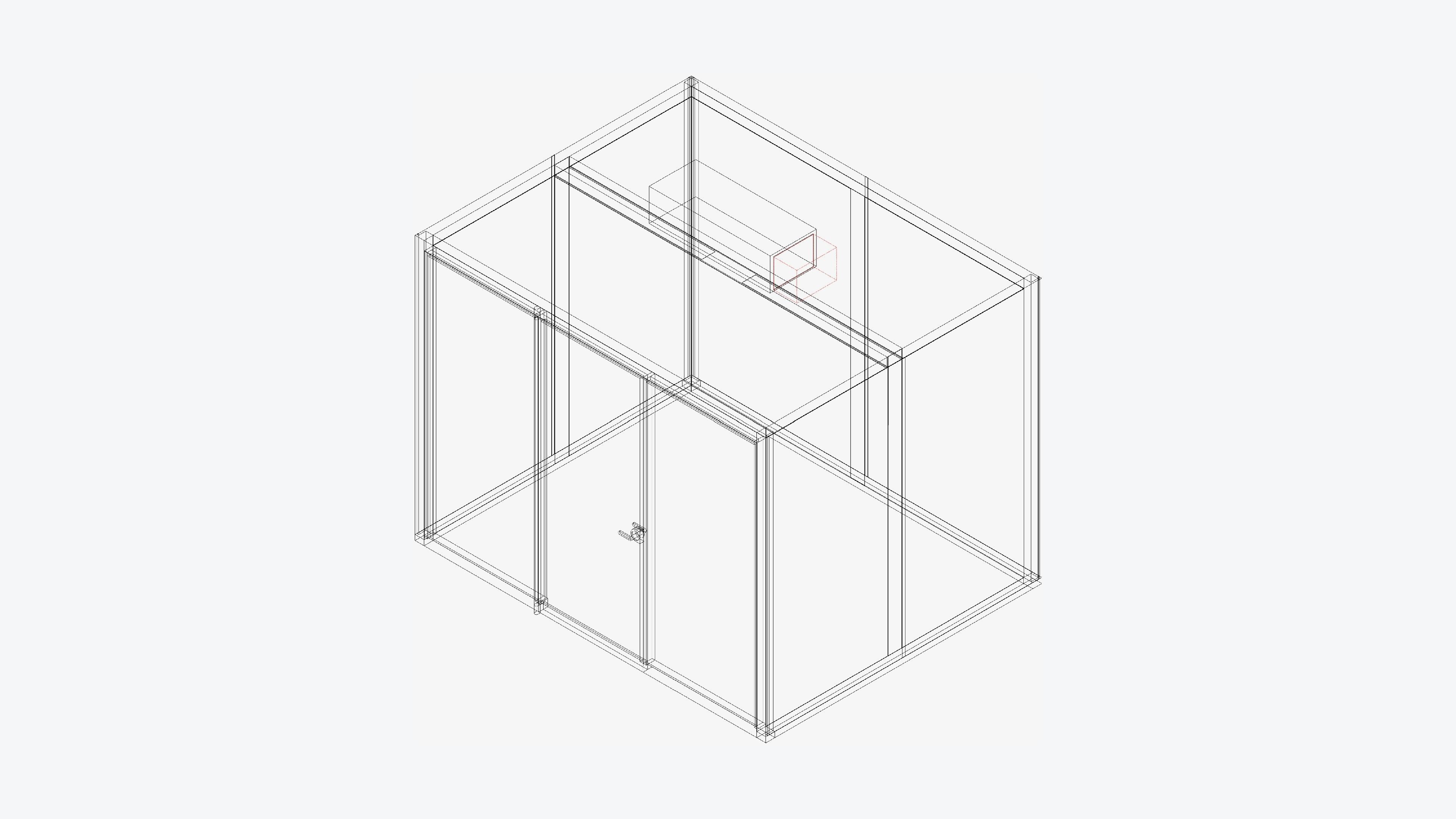 Booth - Meeting - Officetec - Pod - Large Low-poly 3D model_3