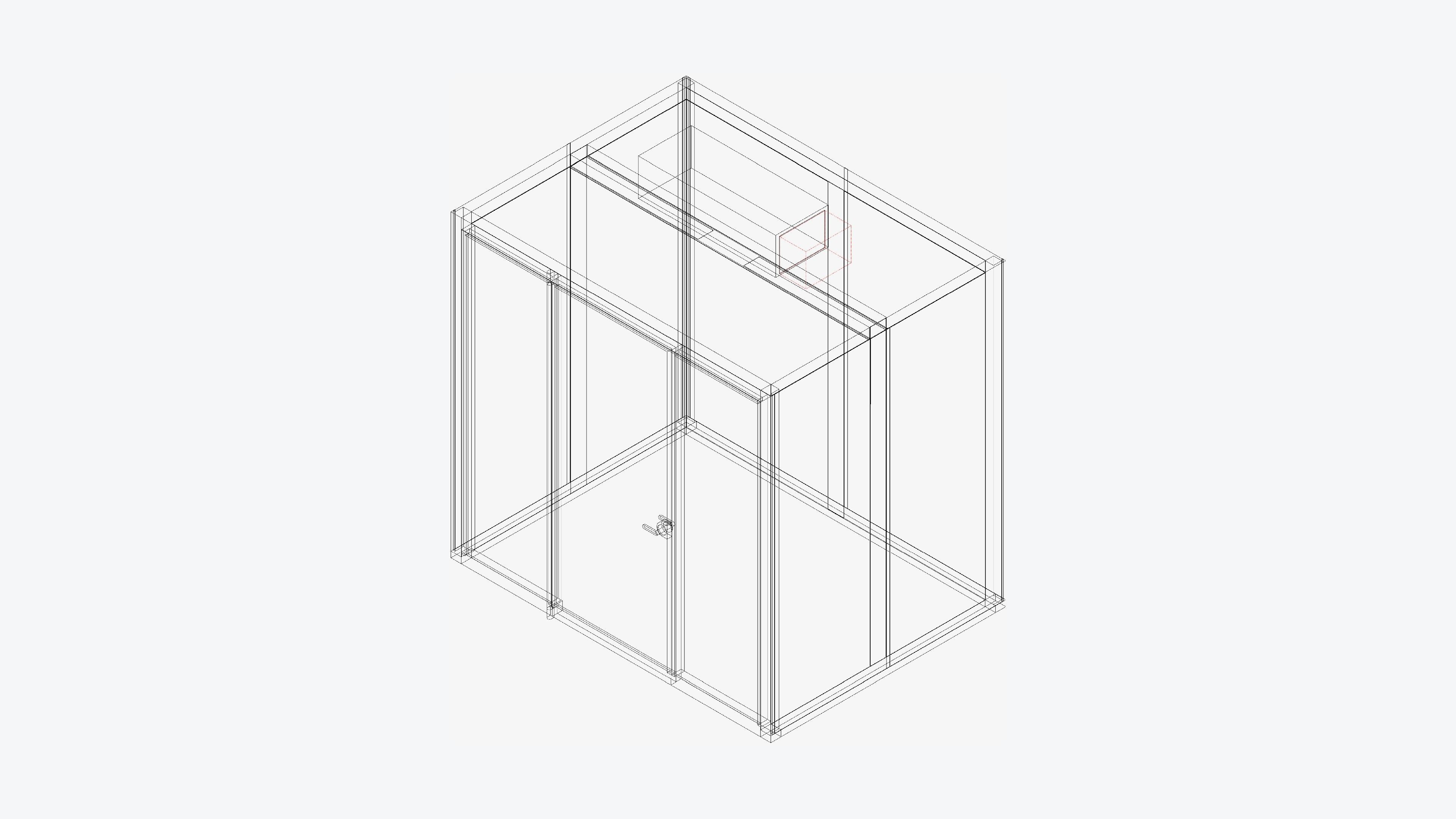 Booth - Meeting - Officetec - Pod - Medium Low-poly 3D model_3