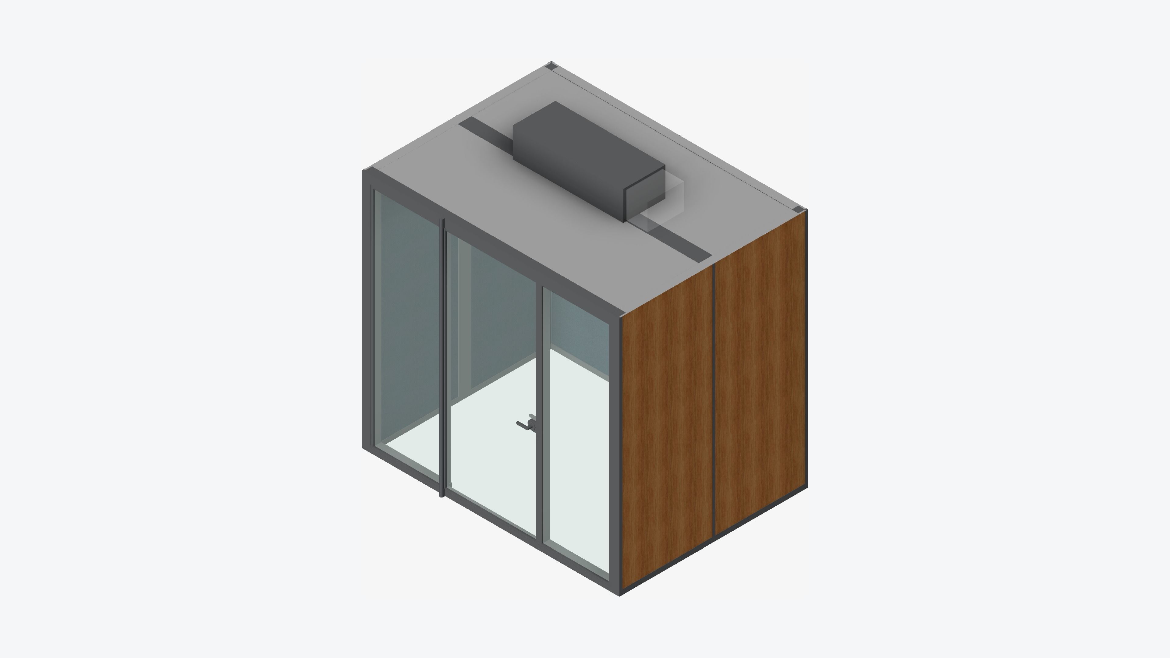 Booth - Meeting - Officetec - Pod - Medium Low-poly 3D model_6