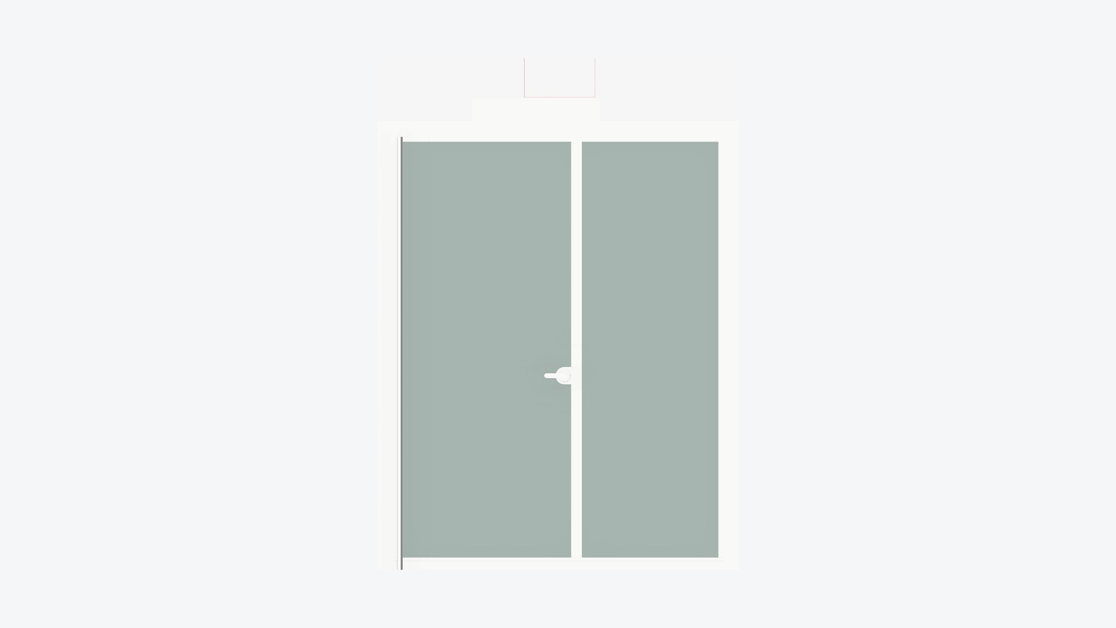 Booth - Meeting - Officetec - Pod - Small - Door Post Hinge Low-poly 3D model_4