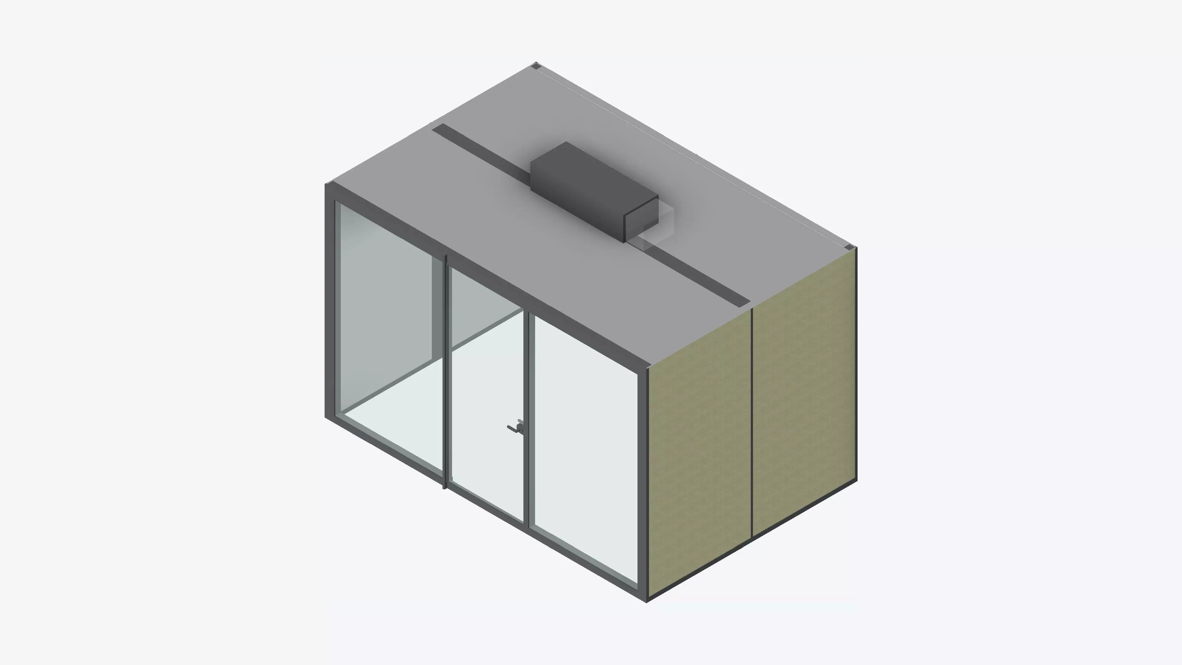 Booth - Meeting - Officetec - Pod - X Large Low-poly 3D model_0