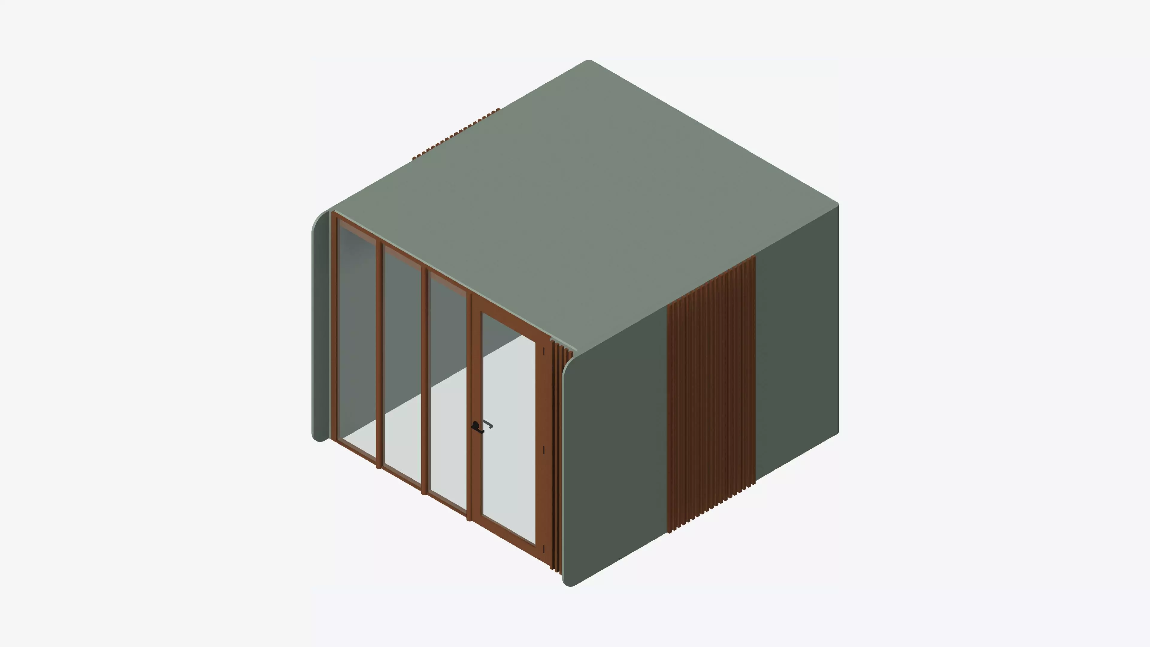 Booth - Simplicity - Meeting Room Low-poly 3D model_0